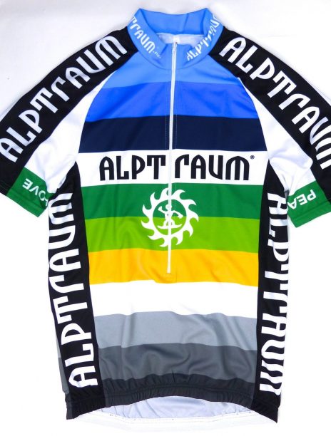 Trikot Rainbow Blue Yellow Green