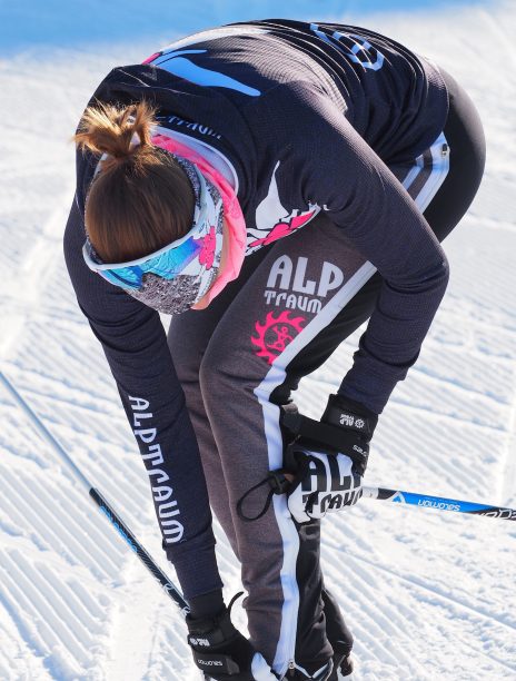 Slope Pant greymillee-pink Headband Edelweiss