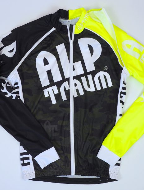 Zipp-off Trikot Hifi camo-olive-yellow