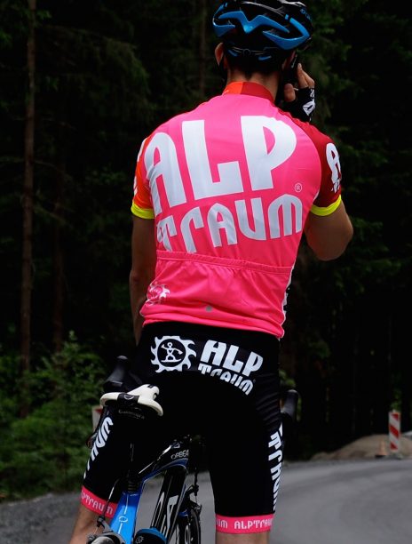 men trikot Hifi neonpink orange