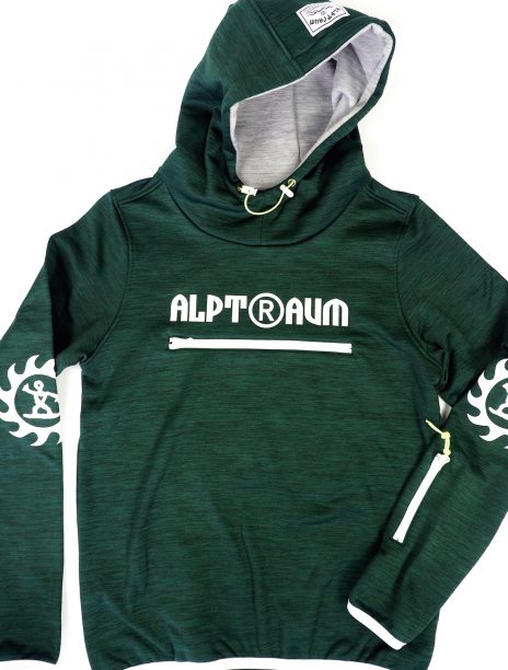 funktionshoodie Rider darkgreen