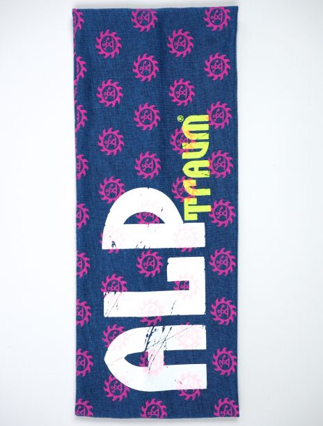 headband polycotton Skate ensignablue-pink