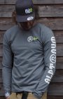 Men Longsleeve Rider steingraumillee Snapback Cap Straight 3D darkgrey